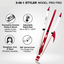 Load image into Gallery viewer, Inchis 3 In 1 Hair Styler Hair Straightener
